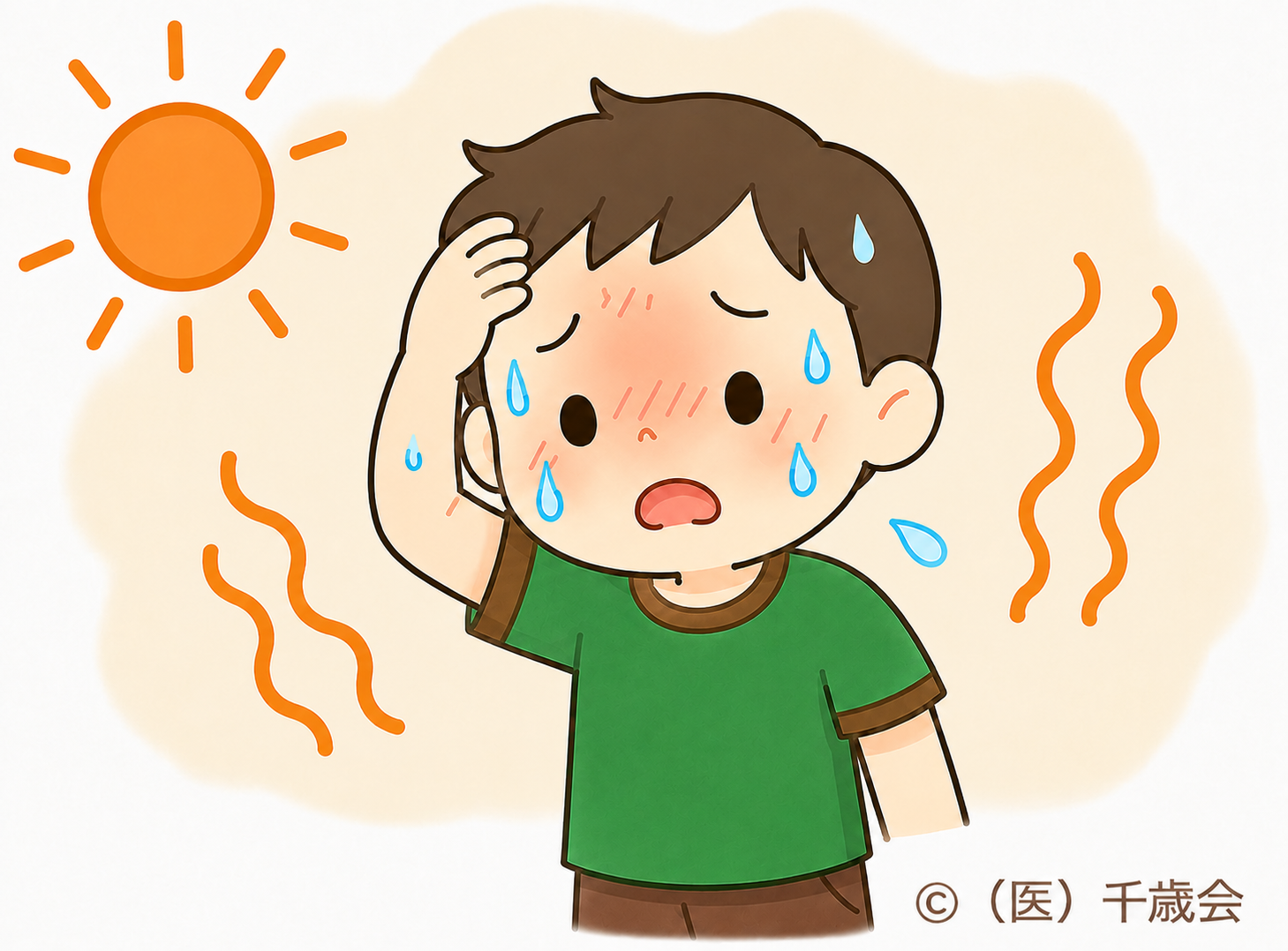 熱中症になりやすい原因１体温が上がりやすい